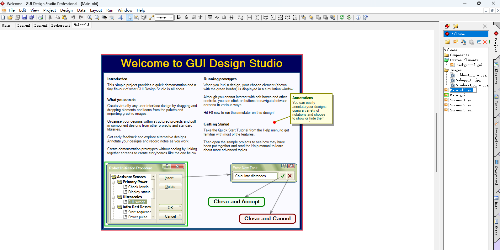 GUI Design Studio
