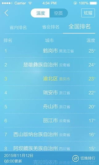 和天气官方客户端 v4.4.9