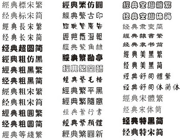最全中华字库截图