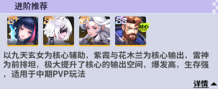 进阶推荐阵容