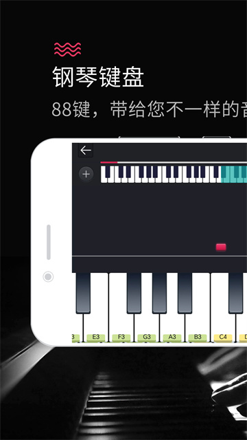 模拟钢琴app(钢琴键盘)