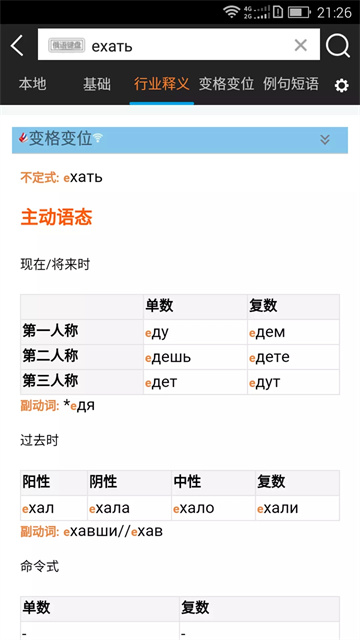 千亿词霸俄语词典App
