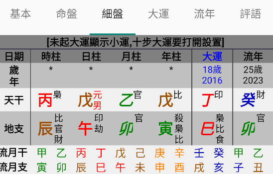 论八字app