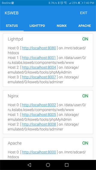 KSWEB app
