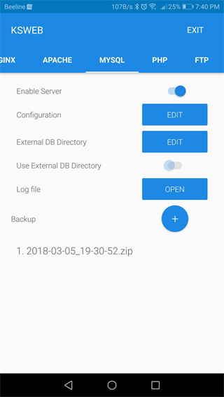 KSWEB app