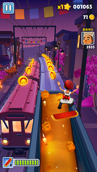 地铁跑酷墨西哥万圣节国际版(Subway Surf)