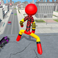 火柴人城市超级保卫者Stickman Rope Hero Superhero