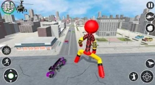 火柴人城市超级保卫者Stickman Rope Hero Superhero