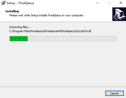 FireAlpaca启动界面