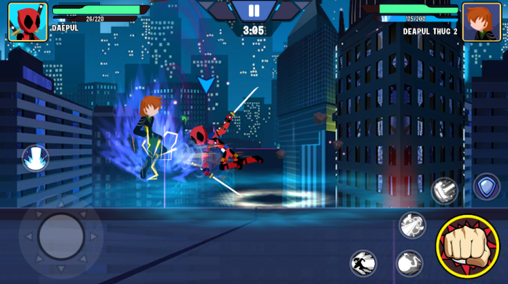 火柴人超级英雄战争最新版(Stickman Superhero)