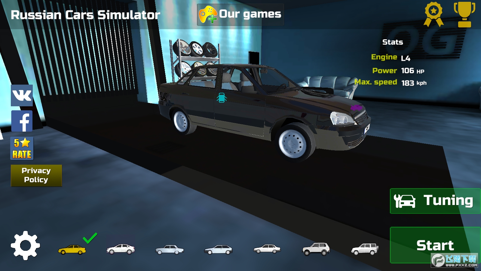 俄罗斯汽车模拟器汉化破解版(Russian Cars Simulator)