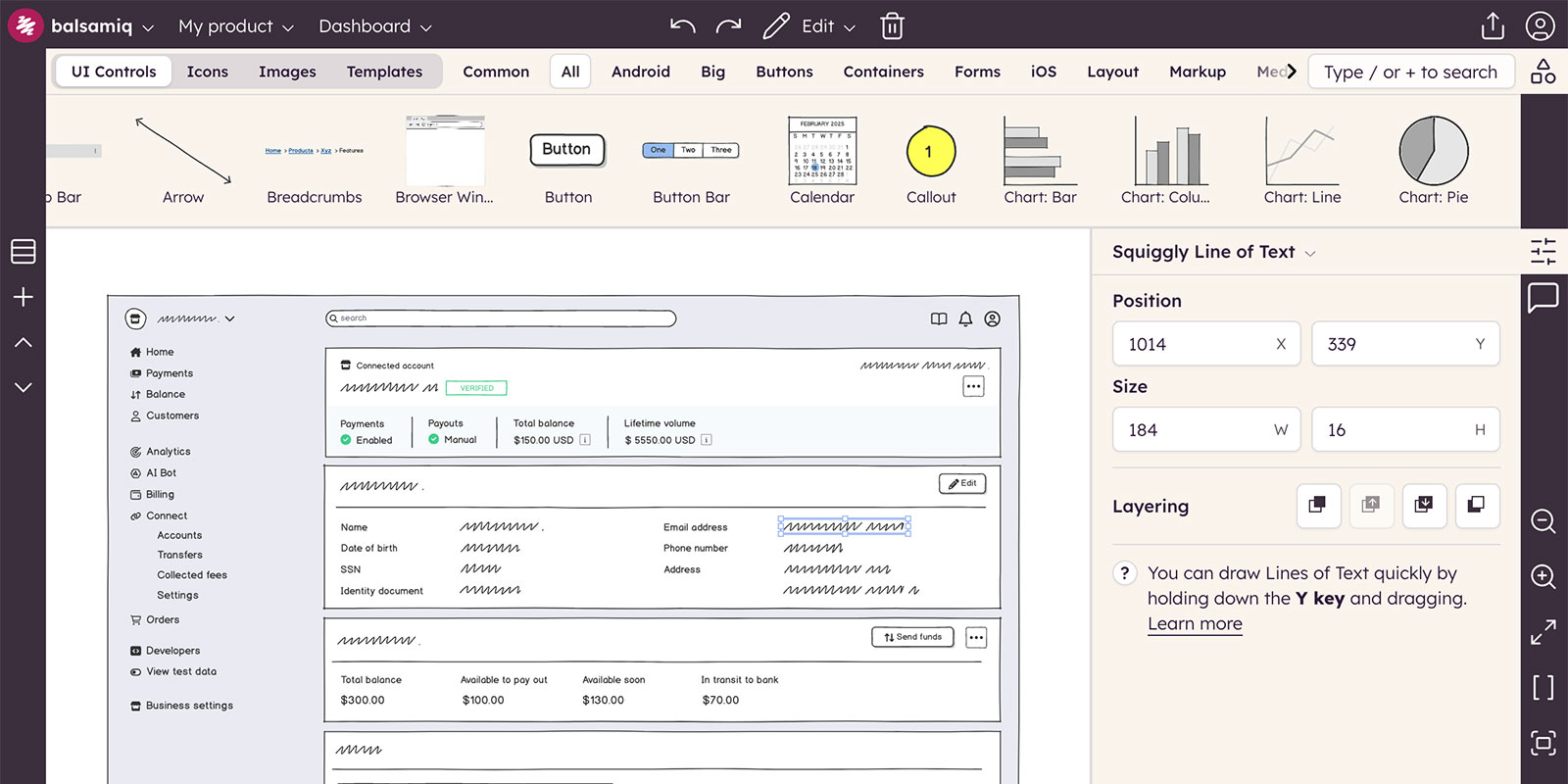Balsamiq Wireframes