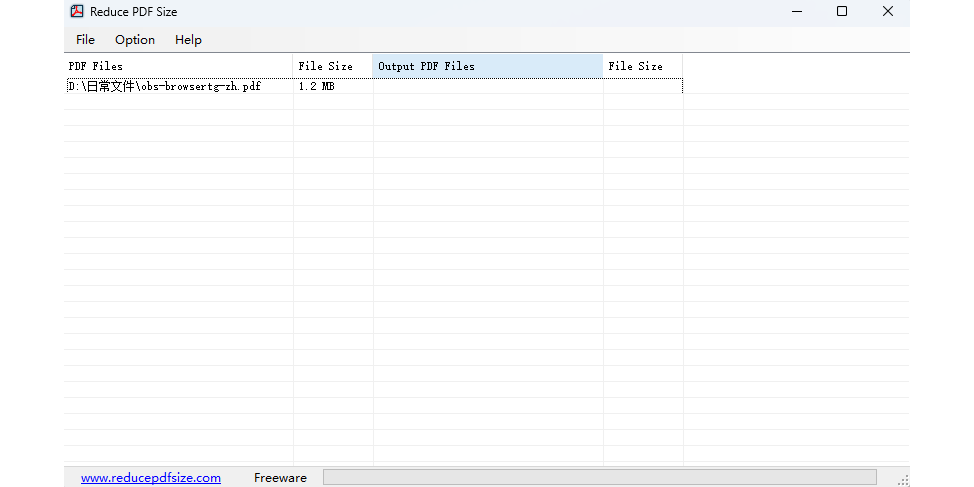 Reduce PDF Size