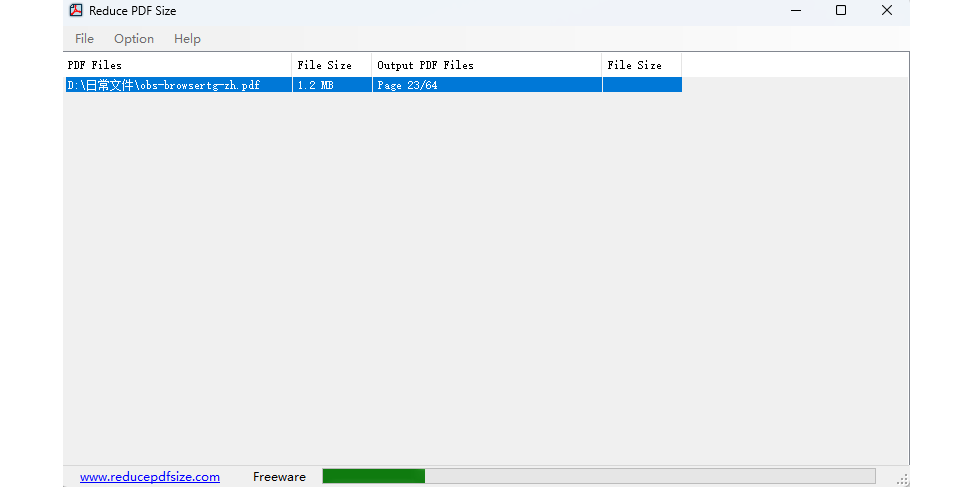 Reduce PDF Size