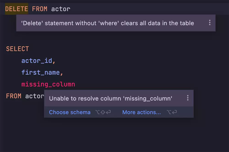 JetBrains DataGrip