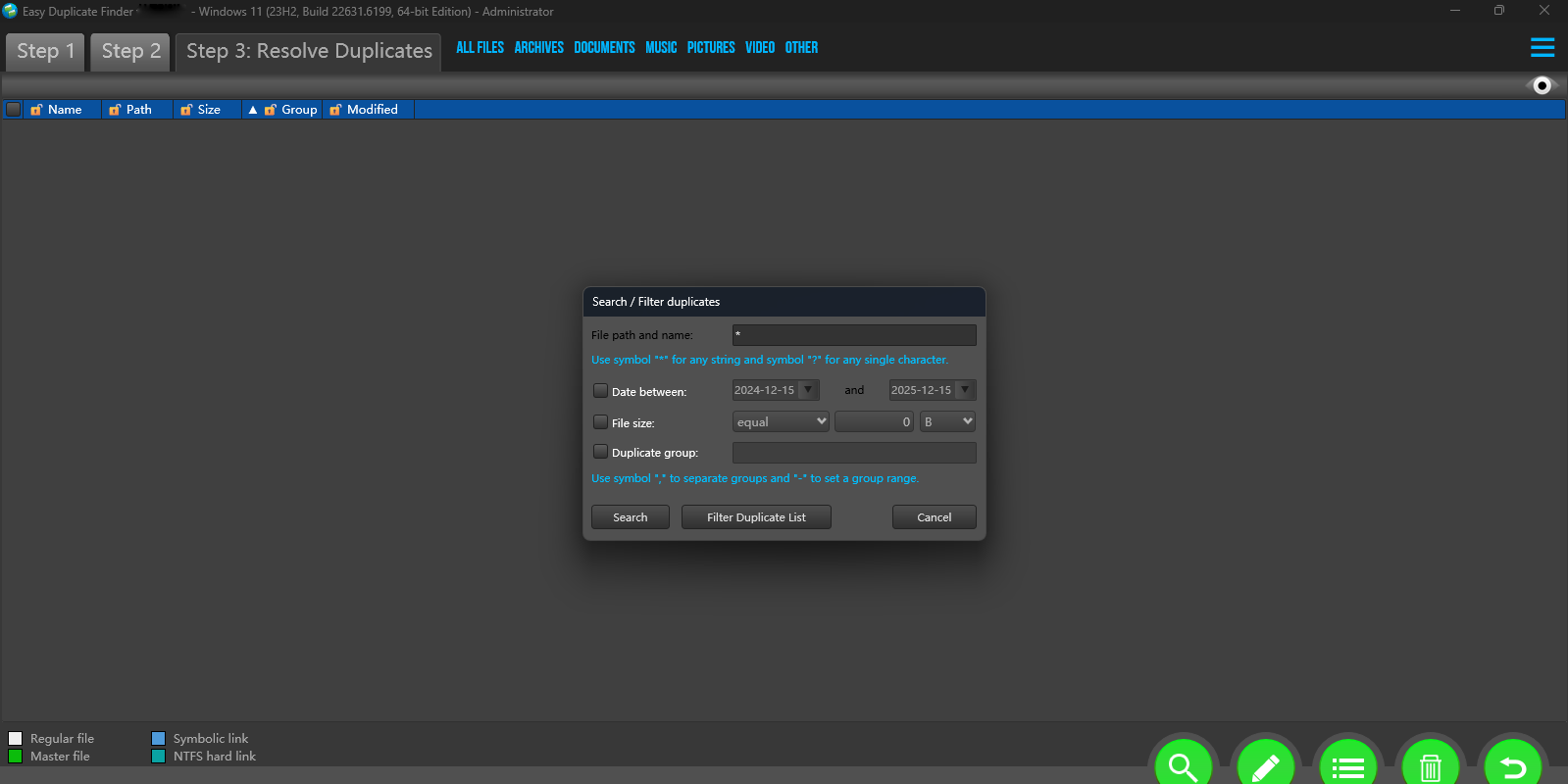 Easy Duplicate Finder
