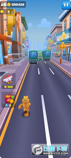 加菲猫跑酷无限金币钻石版(Garfield Rush)