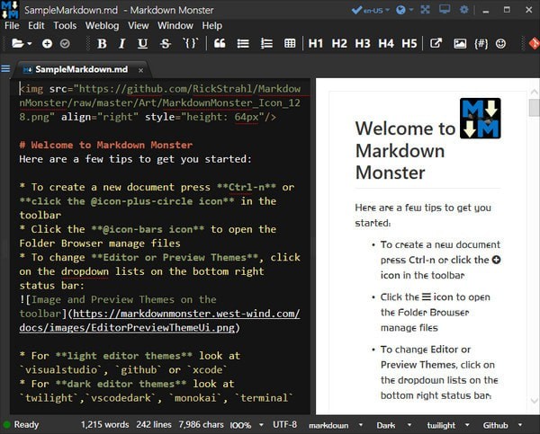 Markdown Monster(Markdown编辑器)