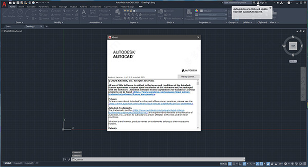 AutoCAD2021激活码注册机 32位/64位 免费版
