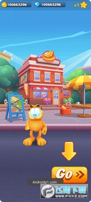 加菲猫跑酷无限金币钻石版(Garfield Rush)