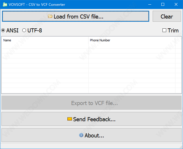 CSV to VCF Con