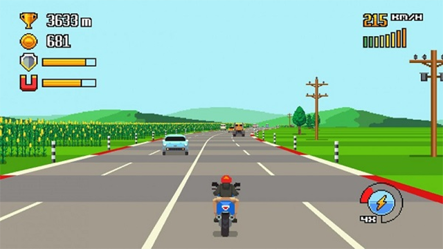 像素摩托车(RetroHighway)