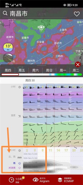 Windy卫星云图