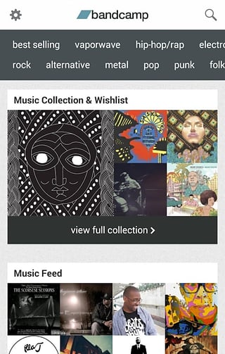 Bandcamp app