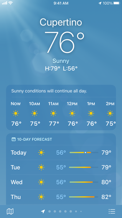iphone天气预报软件下载