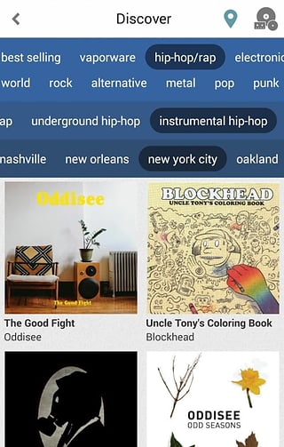 Bandcamp app