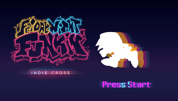 indie cross recreation(fnf新概念三重审判)