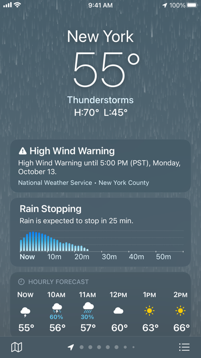 iphone天气预报软件下载