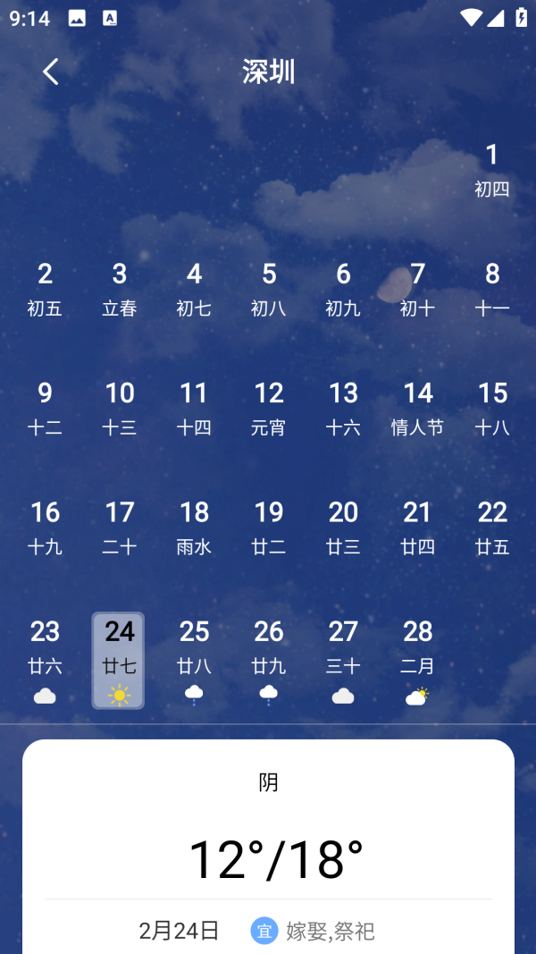 诸葛天气预报
