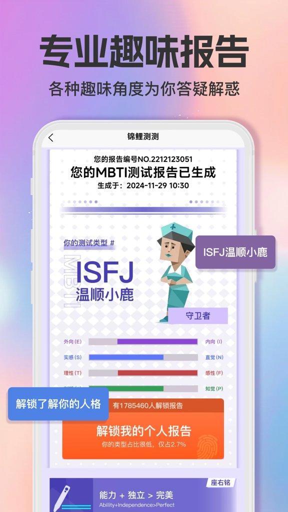 智商测试趣测MBTI