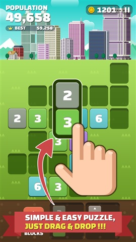 我的小镇数字拼图游戏中文版(MyLittleTownNumberPuzzle)