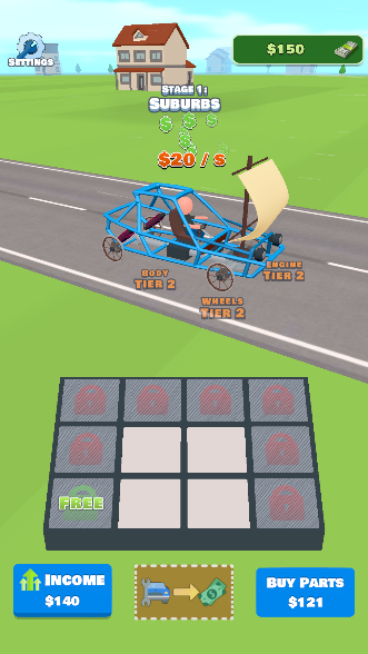 合成竞速之王赛车收集手游免广告版下载(Idle Racer)
