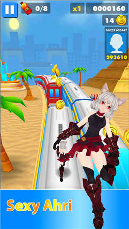 地铁少女冒险冲刺3D