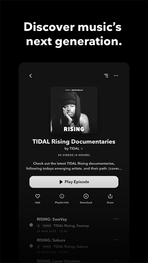TIDAL音乐 app中文版
