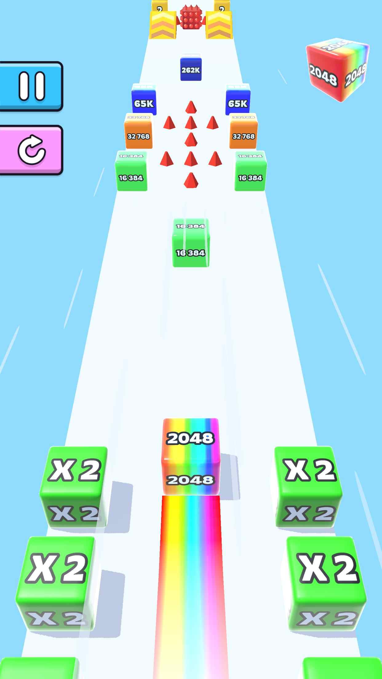 果冻快跑2048游戏手机版下载