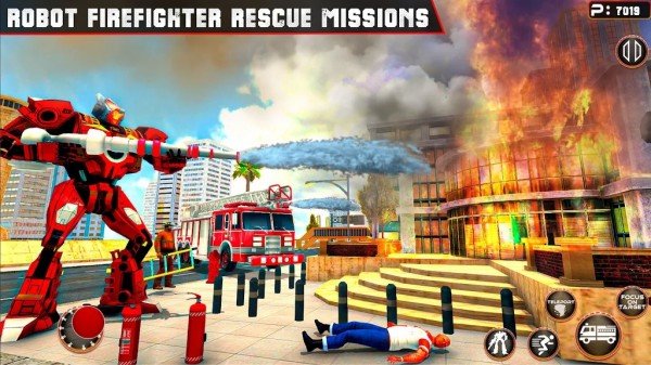 应急消防机器人EmergencyFireFighterRobot3D