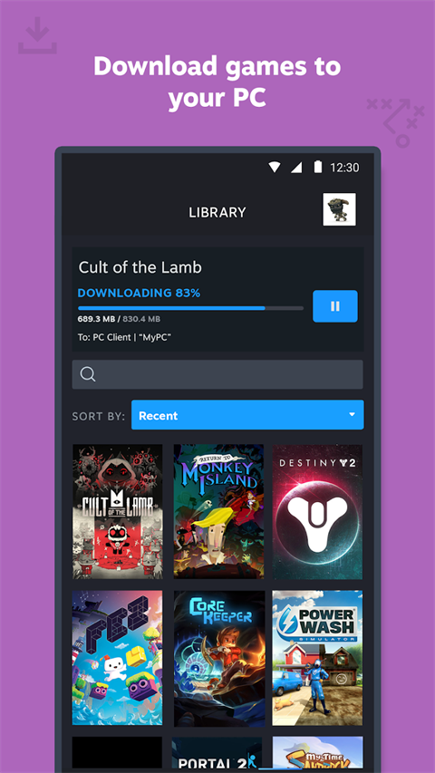 steam mobile