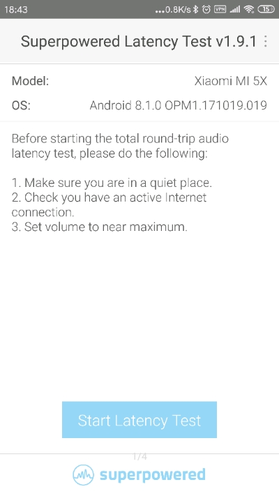 Latency Test(音频延迟测试)