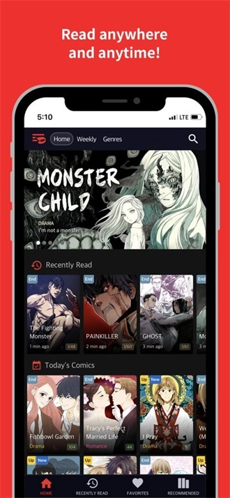 Toomics漫画网页版