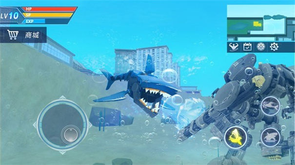 暴风铠甲出击鲨鱼铠甲