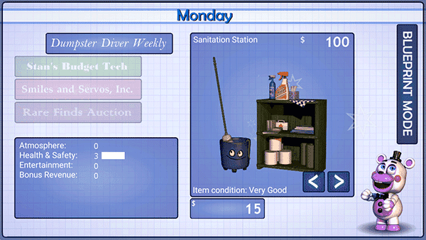 fnaf6披萨店模拟器