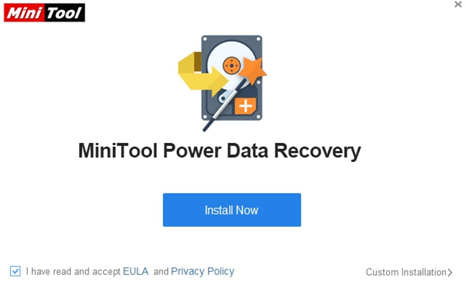 MiniTool Power Data Recovery安装界面