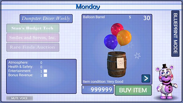 fnaf6披萨店模拟器