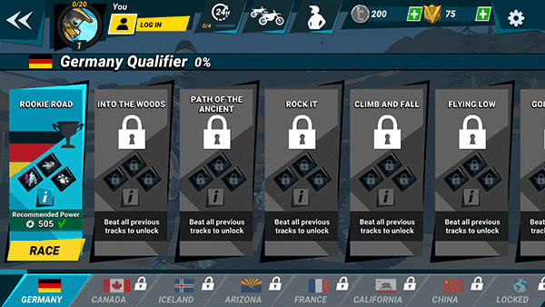 疯狂越野摩托3D