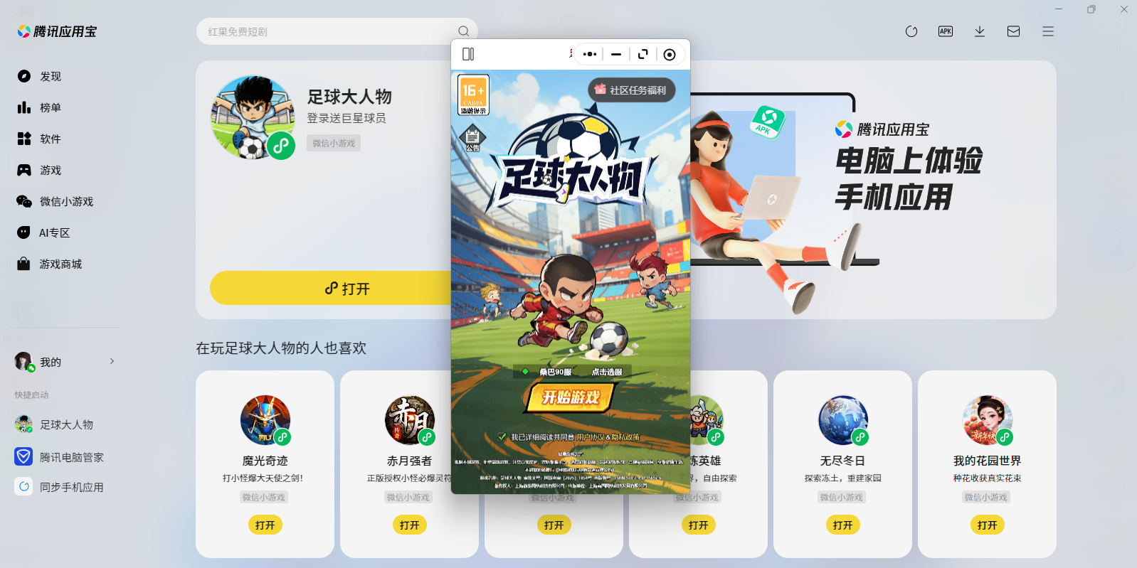 足球大人物小游戏电脑版