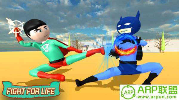 火柴人战士环形战斗